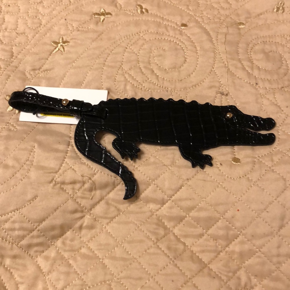 Brahmin alligator bag tag